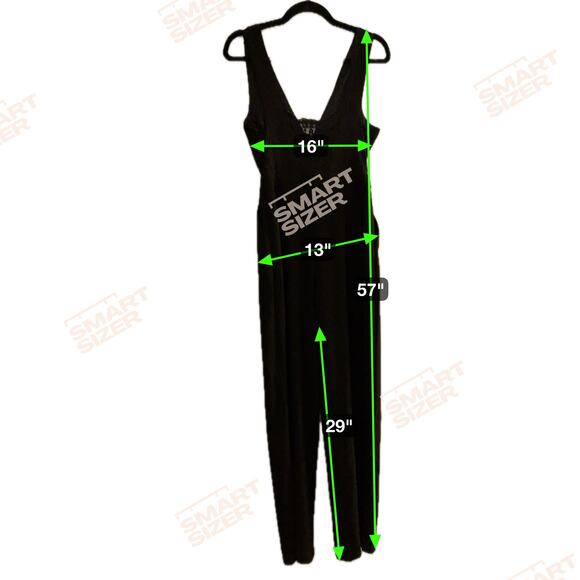 Lulus black jumpsuit with lace size small - Picture 3 of 7